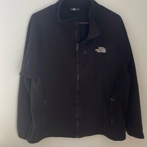 North Face men’s large black fleece jacket